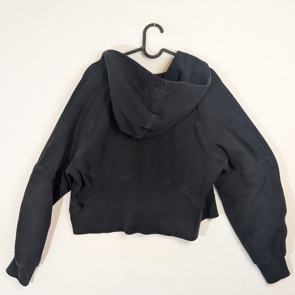 Scuba Oversized Half-Zip Hoodie Black M/L - Picture 4 of 4